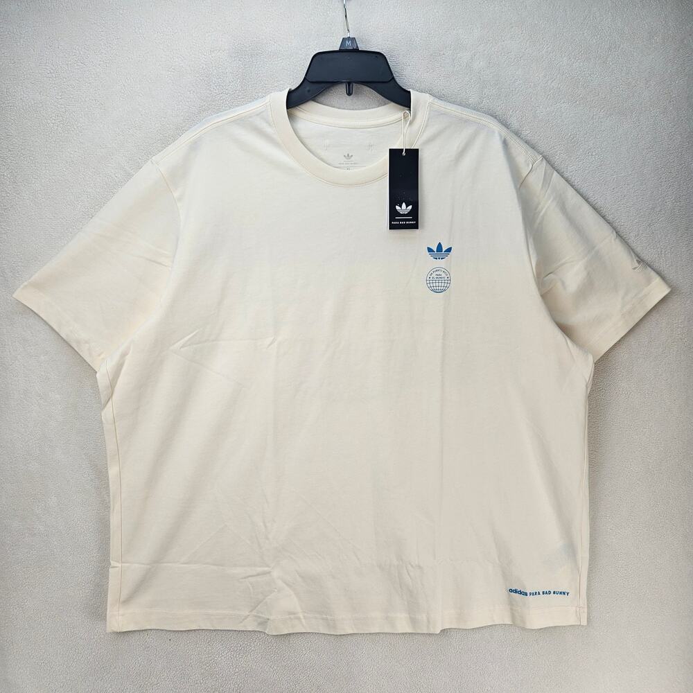 ADIDAS ORIGINAL X BAD BUNNY XLARGE HEAVY OVERSIZED CIUDAD DE MEXICO CREAM KX4478